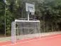Preview: Bolzplatztor Unbreakable Stahl mit Schusswand und Basketballaufsatz Preview: Bolzplatztor Unbreakable Stahl mit Schusswand und Basketballaufsatz