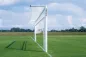 Preview: Eckverschweißtes Jugendfußballtor, Typ 2, mit Netzstangen, in Hülsen stehend, Bodenrahmen hochgeklappt Preview: Eckverschweißtes Jugendfußballtor, Typ 2, mit Netzstangen, in Hülsen stehend, Bodenrahmen hochgeklappt