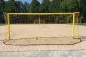 Preview: Beachsoccer-Tore aus Aluminium, gelb, im Sand Preview: Beachsoccer-Tore aus Aluminium, gelb, im Sand