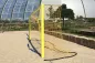 Preview: Beachsoccer-Tore aus Aluminium, gelb, im Sand, Seitenasicht Preview: Beachsoccer-Tore aus Aluminium, gelb, im Sand, Seitenasicht