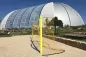 Preview: Beachsoccer-Tore aus Aluminium, gelb, im Sand Preview: Beachsoccer-Tore aus Aluminium, gelb, im Sand