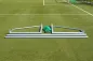 Preview: Zerlegtes Kleinfeld-Fußballtor, alle Teile des Sets auf Rasen