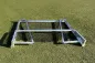 Preview: Klappbares Profi-Mini-Fußballtor mit Rundrahmen aus Aluminium, Abbildung geklappt auf Rasen liegend Preview: Klappbares Profi-Mini-Fußballtor mit Rundrahmen aus Aluminium, Abbildung geklappt auf Rasen liegend
