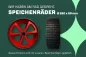 Preview: Speichenräder Ø 260 x 80 mm