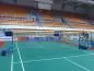Preview: Mobiler Badmintonpfosten mit integriertem Kontergewicht