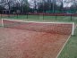 Preview: Tennispfosten, weiß einbrennlackiert
