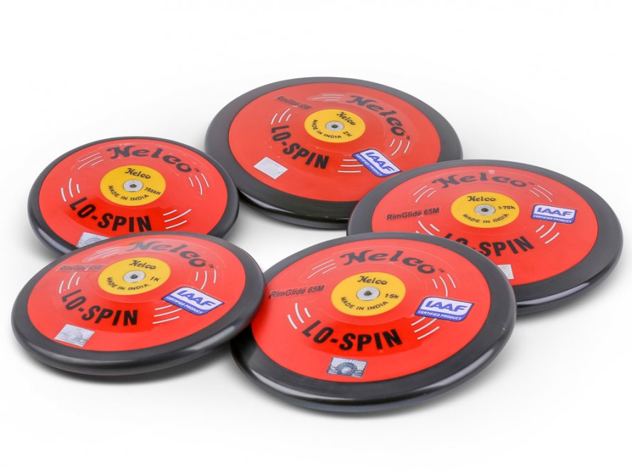 Nelco Wettkampfdiskus Lo Spin, rot