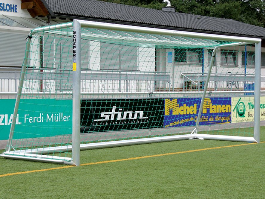 Jugendtor Fußballtor mit ovalem Bodenrahmen