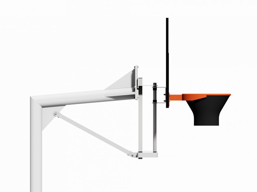 Höhenverstellung für Basketball -Mast Ständer, Detail