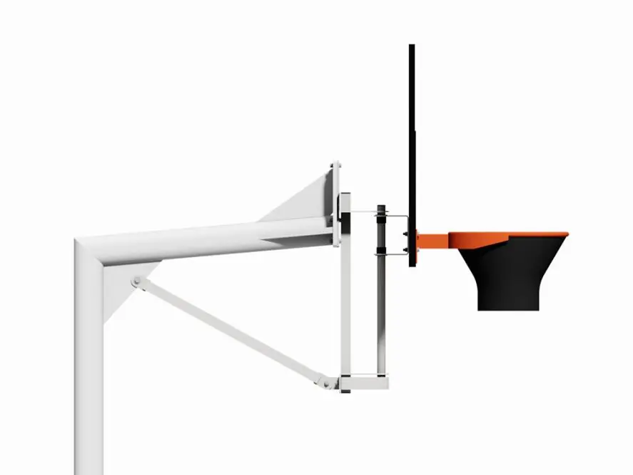 Höhenverstellung für Basketball -Mast Ständer, Detail