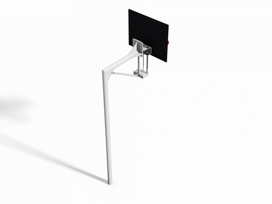 Höhenverstellung für Basketball -Mast Ständer, Detail