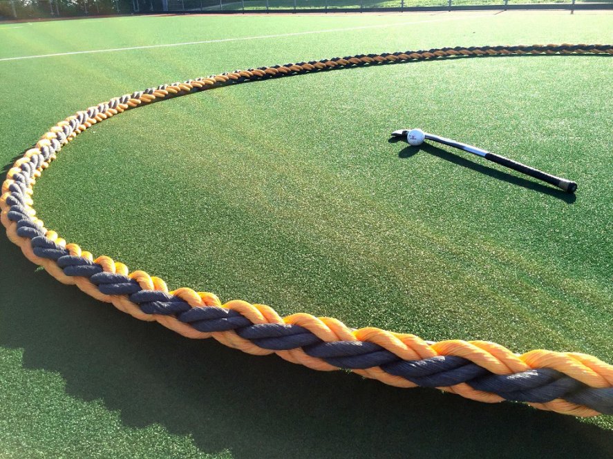 Hockeytau zur flexiblen Feldtrennung, feld