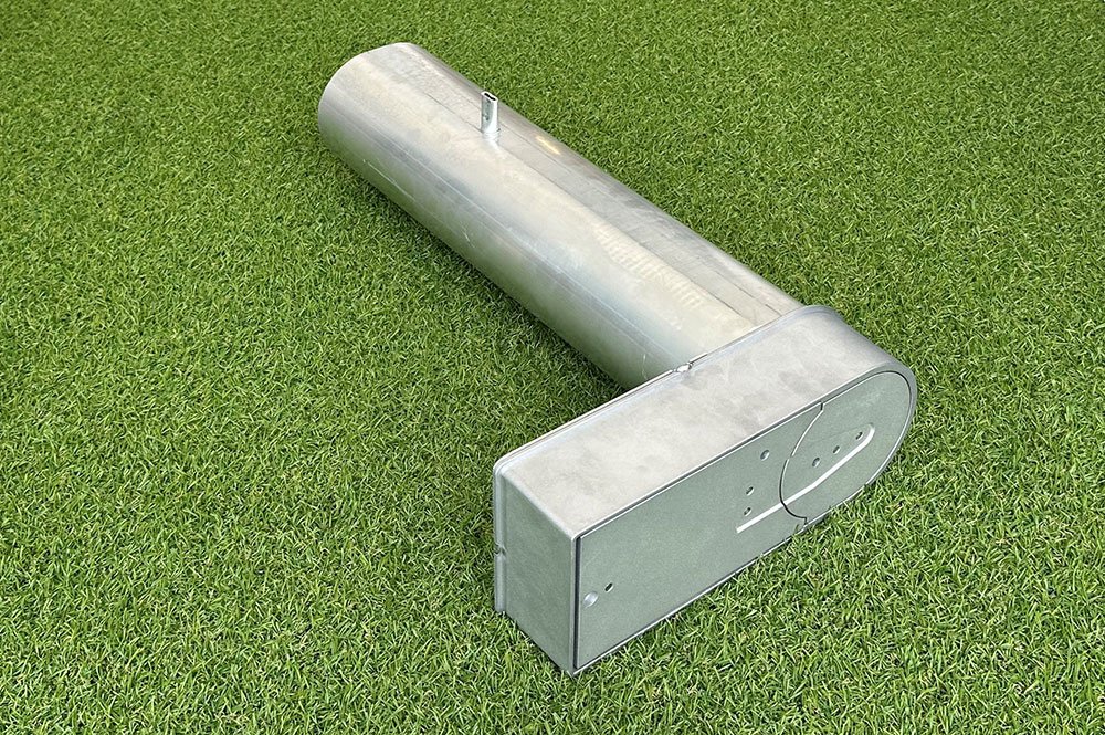 Bodenhülsen Spezial 00SH2005 für Profile 120x100 mm, geschlossen