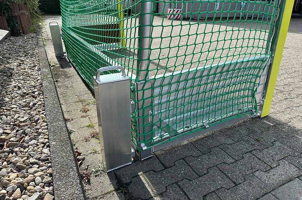Schäper Hallenhockeytor, klappbar, Detail