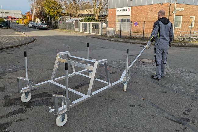 Hürdenwagen für bis zu 20 Hürden, TÜV-geprüft