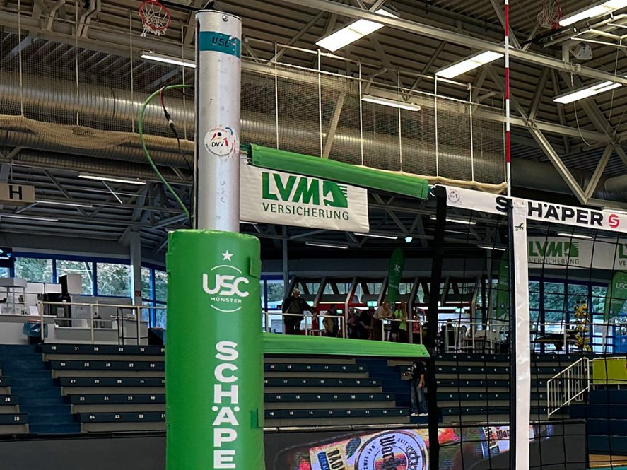Netz-/Seilpolsterung für Volleyballnetz