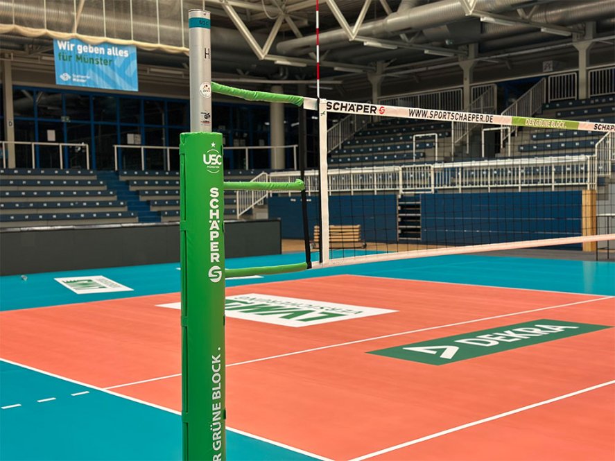 Polsterungen für Volleyballpfosten