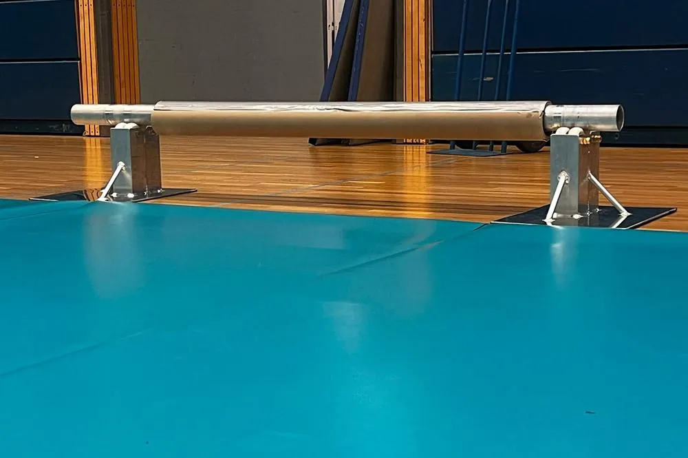 Abrollsystem für Sportboden