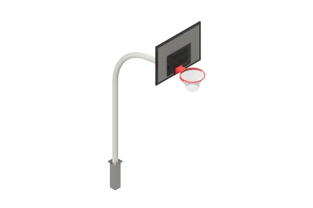 Basketballständer „Unbreakable“, Round 1,25m