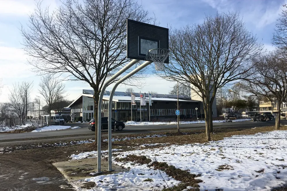 Basketballständer, Round, Stahl