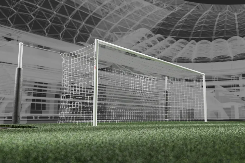 Bodenrahmen „Competition“, Auslage 2,0m, komplett in den Boden integriert.