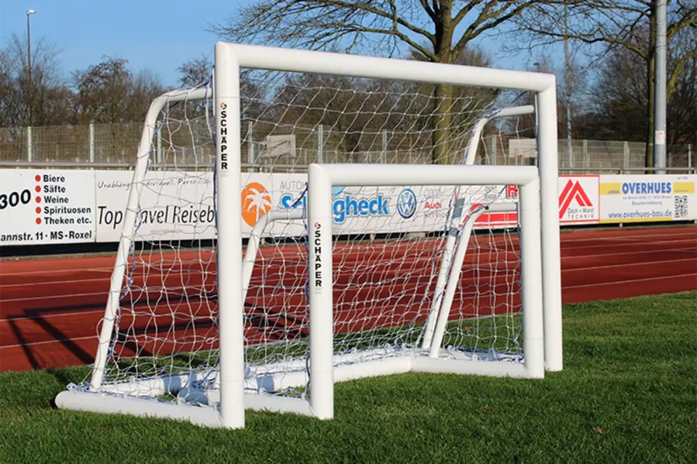 Minifussballtor aus Aluminium, zerlegbar