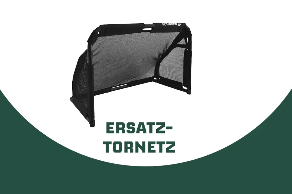 Tornetz Minifußballtor Mamba in schwarz