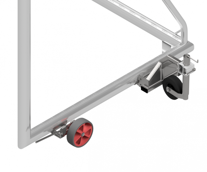 Set 2x starre Speichenäder, 2x Lenkräder