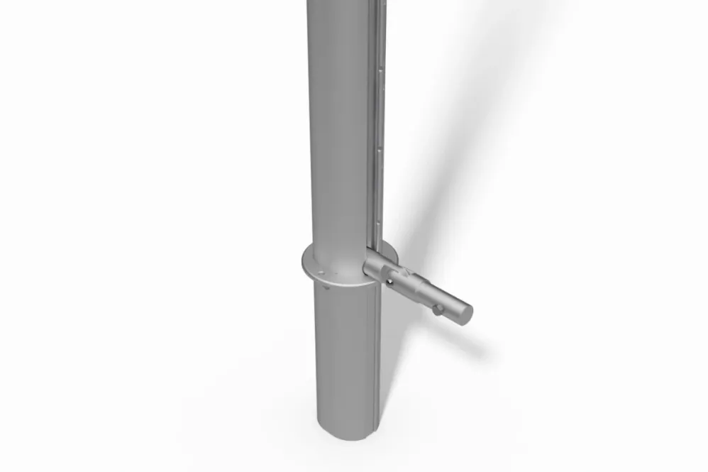 Adapter zur Neigungseinstellung von Fußballtoren Typ 1 oder Typ 2 in Hülsen