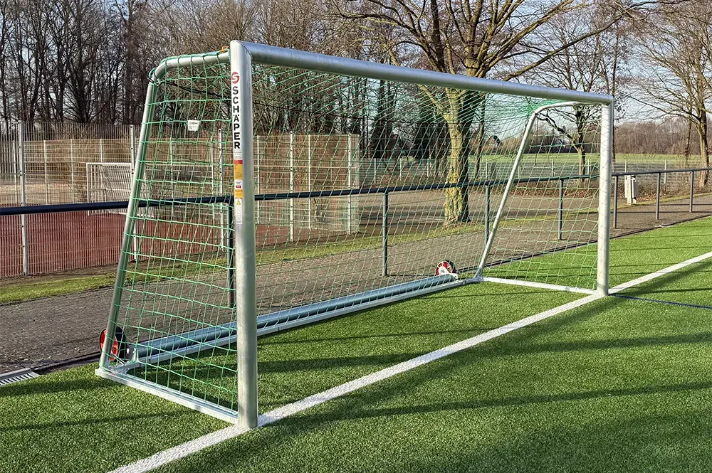 Jugendfußballtor PSG mit Rädern und Gewicht