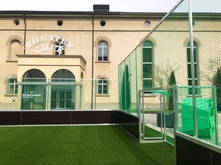 Mobiles Bandensystem für alle Ballsportarten
