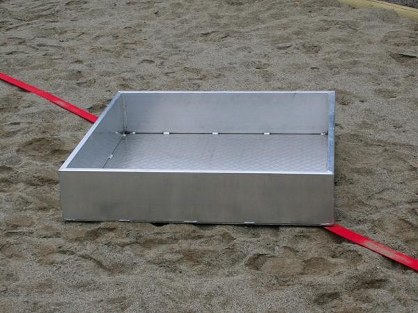 Einbaukasten aus Aluminium