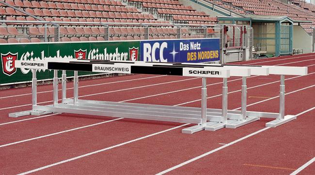 Hindernishürden „Typ A“, höhenverstellbar mit IAAF-Zertifikat