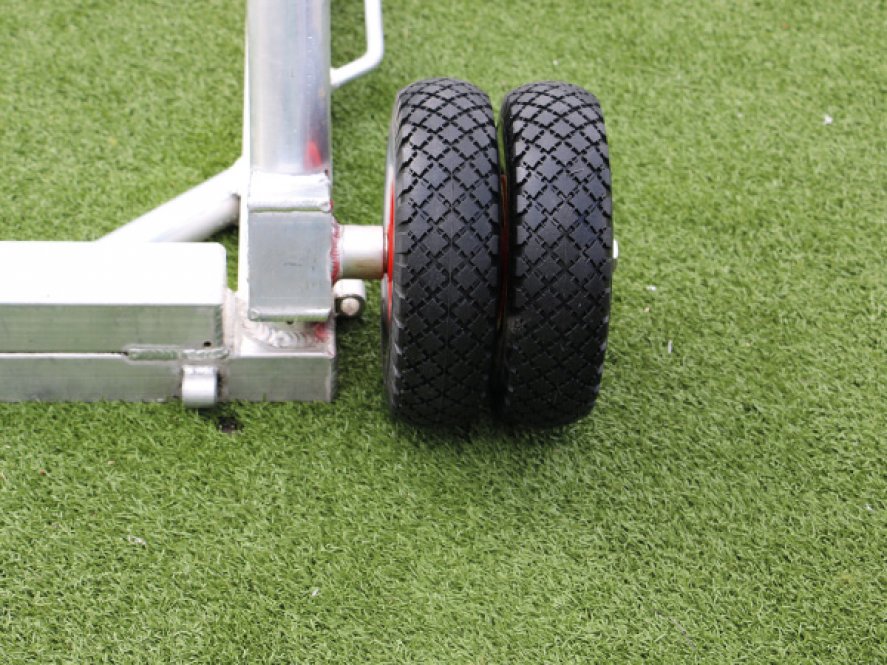 Doppelrad,Räder für versetzbare Fußballtore