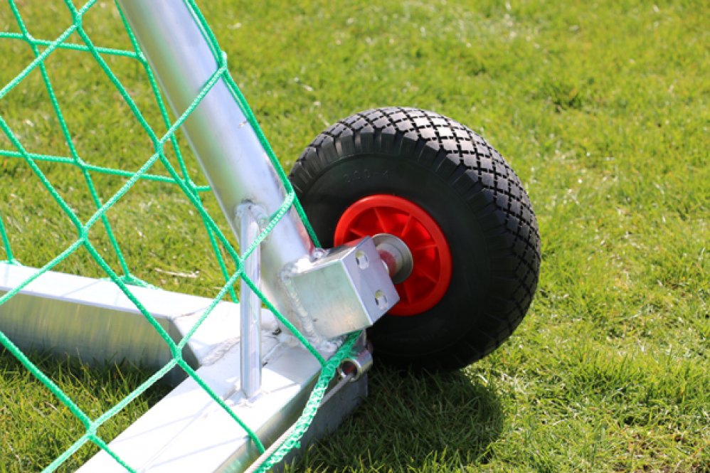 Traings-Fußballtor mit pannensichere Rädern