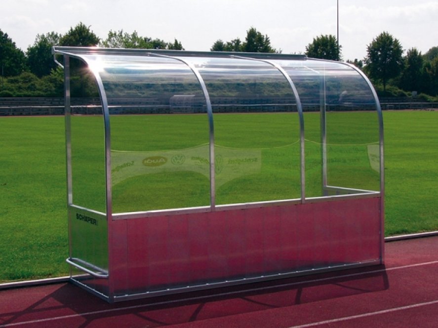 Spieler- und Betreuerkabine, Model