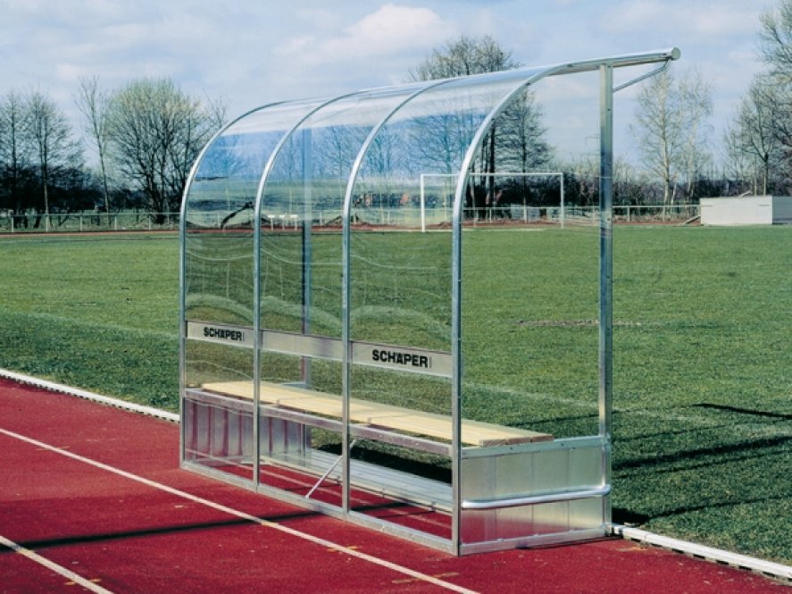 Spieler- und Betreuerkabine, Model Standard