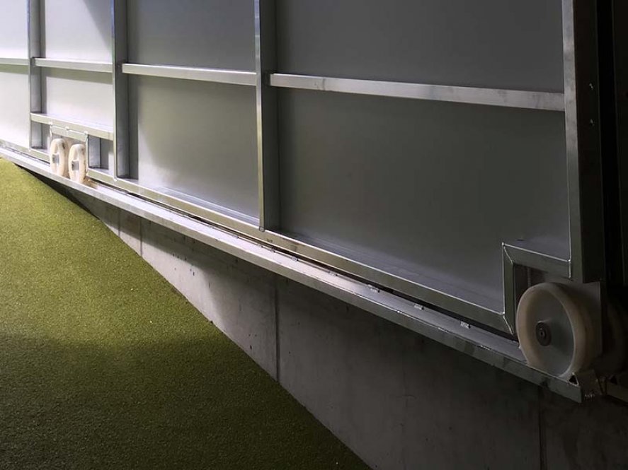 Spielertunnel aus Aluminium