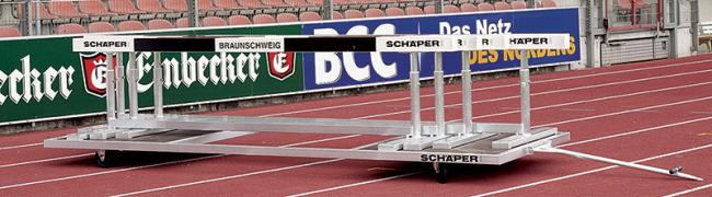 Transportwagen für 4 Hindernishürden