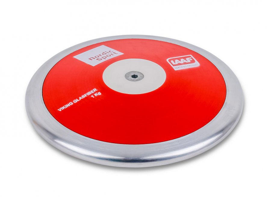 nordic sport - Wettkampf-Diskus „Fibreglass red“
