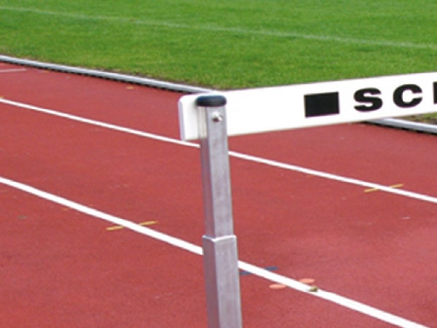 Wettkampfhürden (Alu), Hürdenleiste vorgeschraubt, IAAF & TÜV Zertifikat