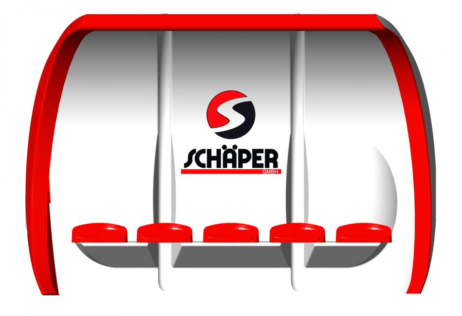 Spielerkabine / Betreuerkabine "fibre professional"
