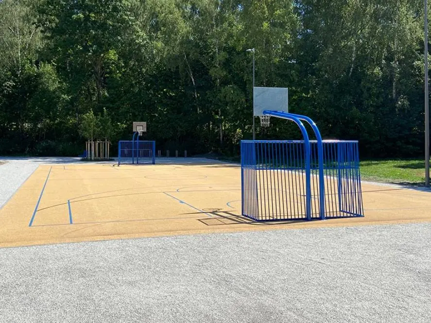 Bolzplatztor Unbreakable Stahl Mini, RAL pulverbeschichtet