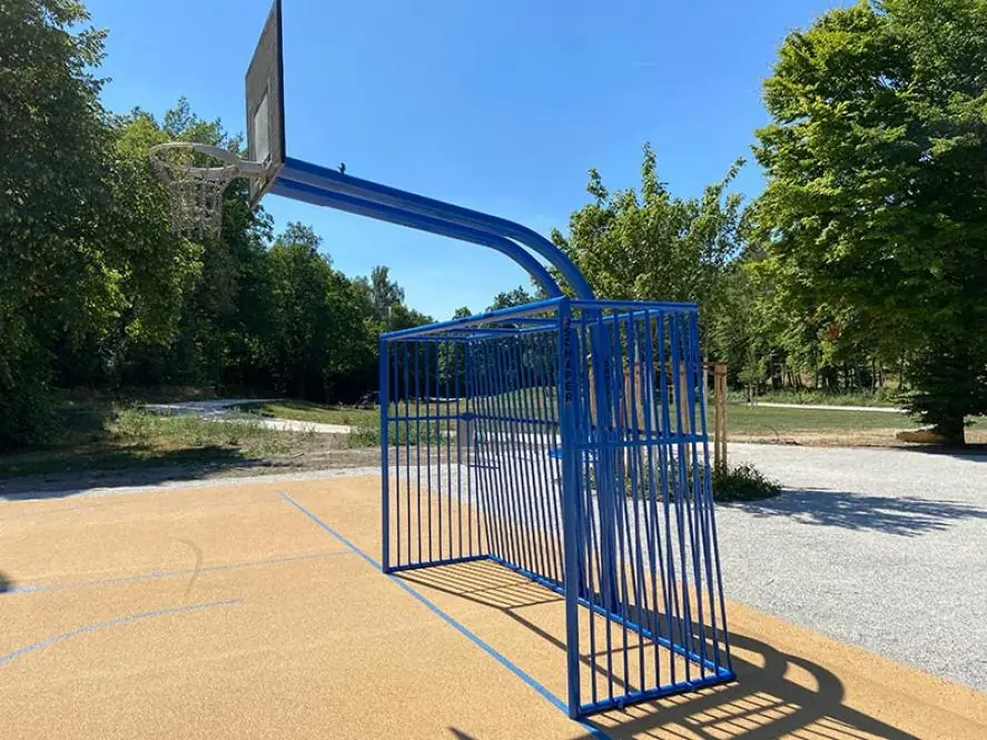 Bolzplatztor Unbreakable Stahl Mini, RAL pulverbeschichtet