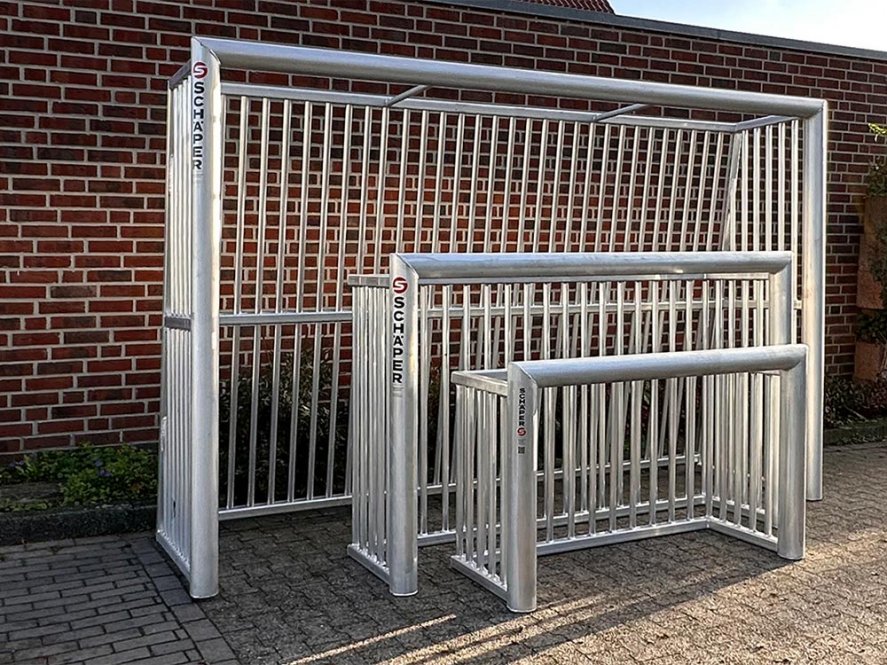 Bolzplatztore, Bolzplatz-Minitore, Aluminium
