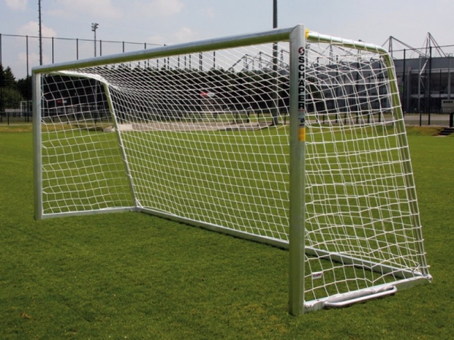 Jugendfußballtor mit Tragegriffen, vollverschweißt