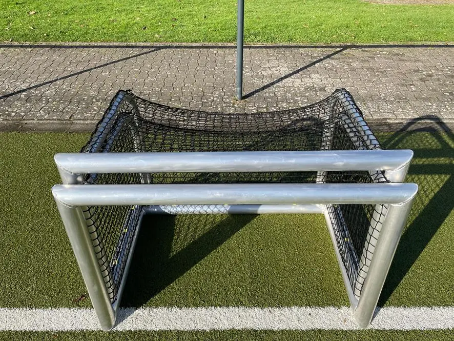Profi-Mini-Fußballtor, gestapelt
