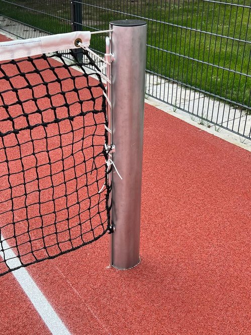 Pickleballpfosten, Detail