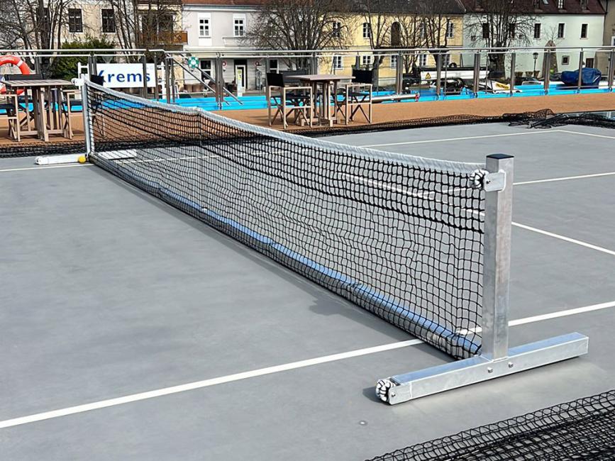 Pickleballpfosten, Anlage