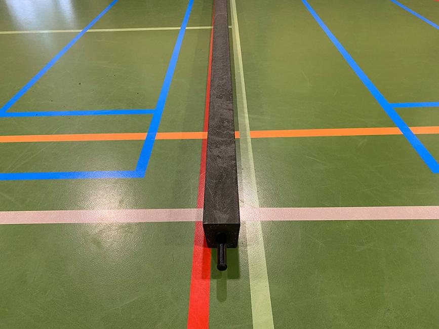 Feld und Hallen-Hockeybande aus recyceltem Kunststoff, Ansicht